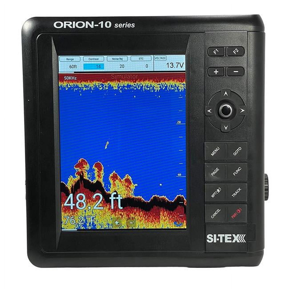 SI-TEX 10 Chartplotter/Sounder Combo w/Internal GPS C-MAP 4D Card [ORIONCF]
