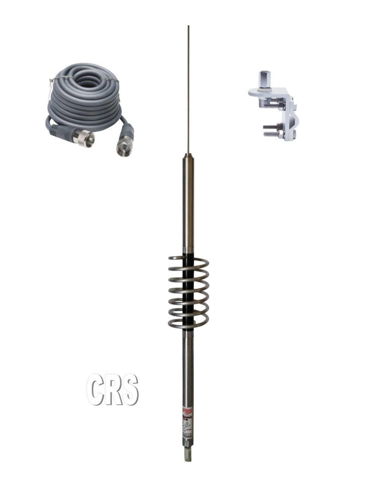 PREDATOR 10K K-1-9 COWTOWN CB, HAM ANTENNA,18ft RG8X COAX,RV1 BRACKET AND STUD