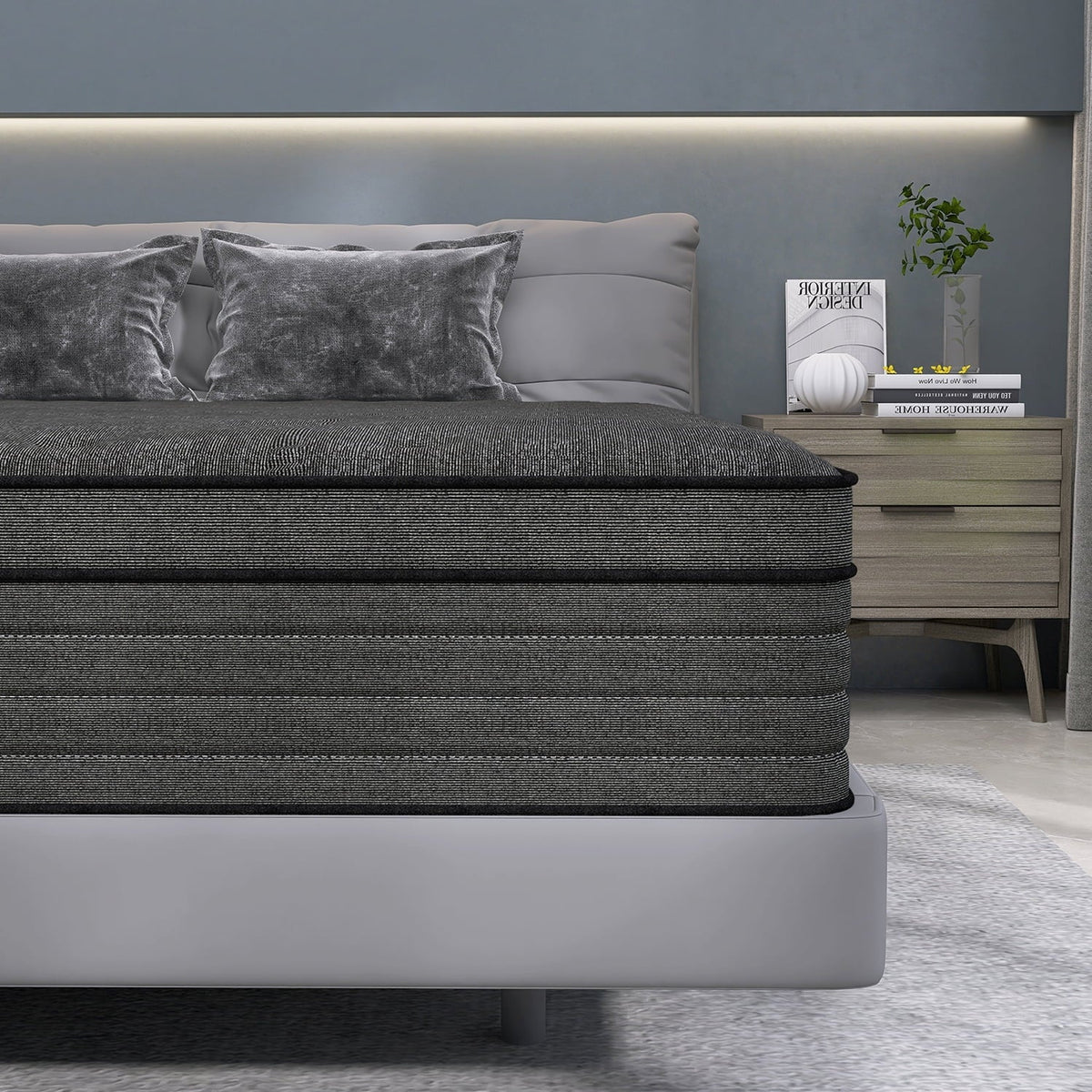 14 inch Full Mattress,Hybrid Mattresses Medium Firm in Lens Box