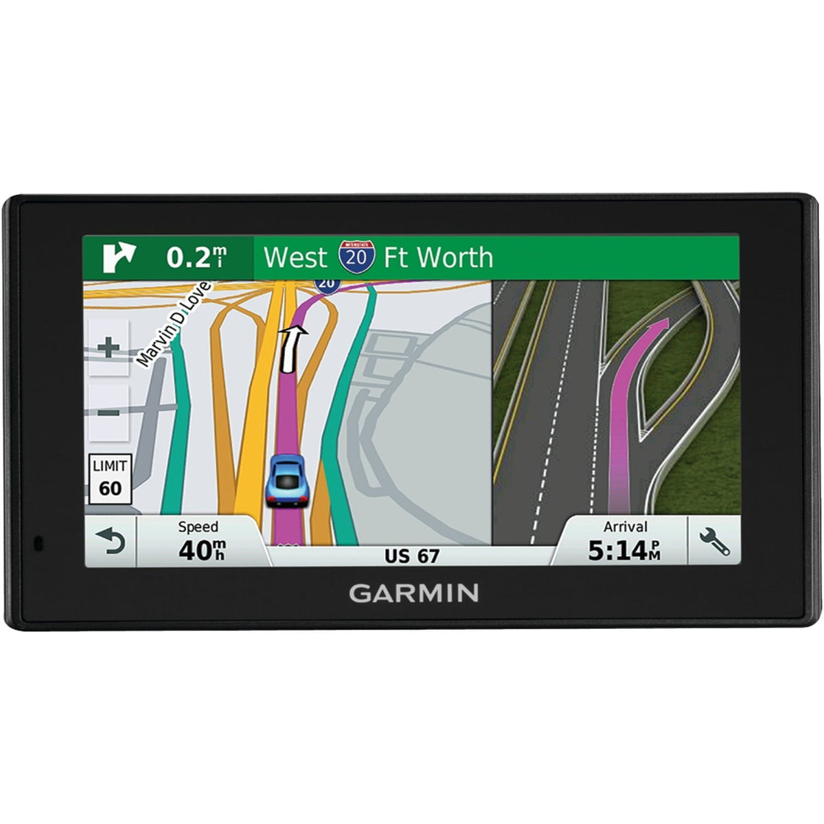 Garmin 010-01540-01 Drivesmart 60lmt 6 Gps Navigator With Bluetooth & Free Lifetime Maps & Traffic Updates