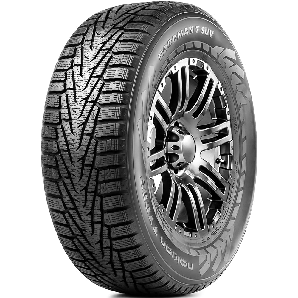 Nokian Nordman 7 SUV 225/75R16 108T XL Winter Snow Tire Fits: 2010-16 Jeep Wrangler Unlimited Sport, 2003-04 Jeep Grand Cherokee Laredo