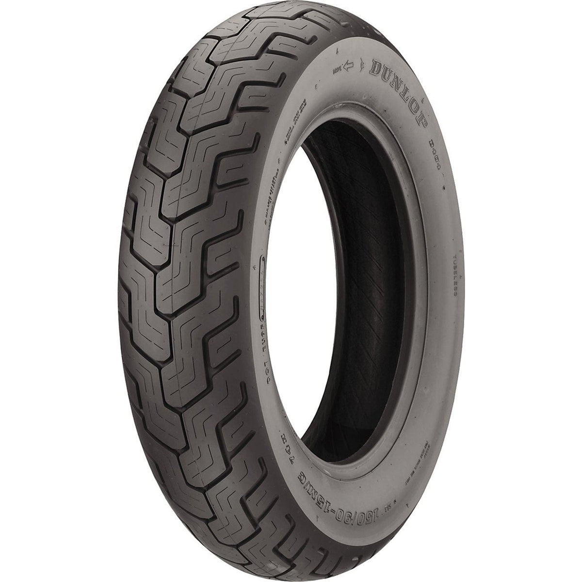 Dunlop D404 Behind Motorcycle Tire 140/90-15 (70H) Black Wall