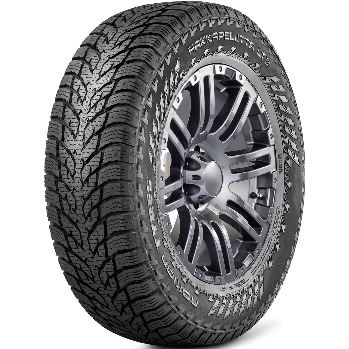 Nokian Hakkapeliitta LT3 LT 245/75R16 Load Second-hand (10 Ply) Winter Snow Tire Fits: 2000-04 Ford F-150 Lariat, 1994-2002 Dodge Ram 2500 Base