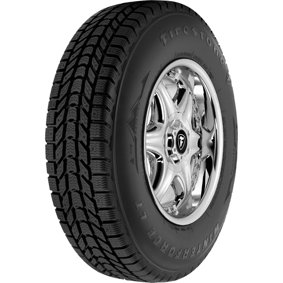 Firestone Winterforce LT Winter LT225/75R16 115/112R Pre-owned Light Truck Tire Fits: 2000-01 Dodge Ram 2500 Base, 2015-23 Ram ProMaster 2500 Base