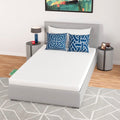 5 Inch Green Tea Memory Foam Mattress Cooling Gel Infused Mattress,Medium Firm Mattresses CertiPUR-US Certified/Bed-in-a-Box/Pressure Relieving Twin Size,White