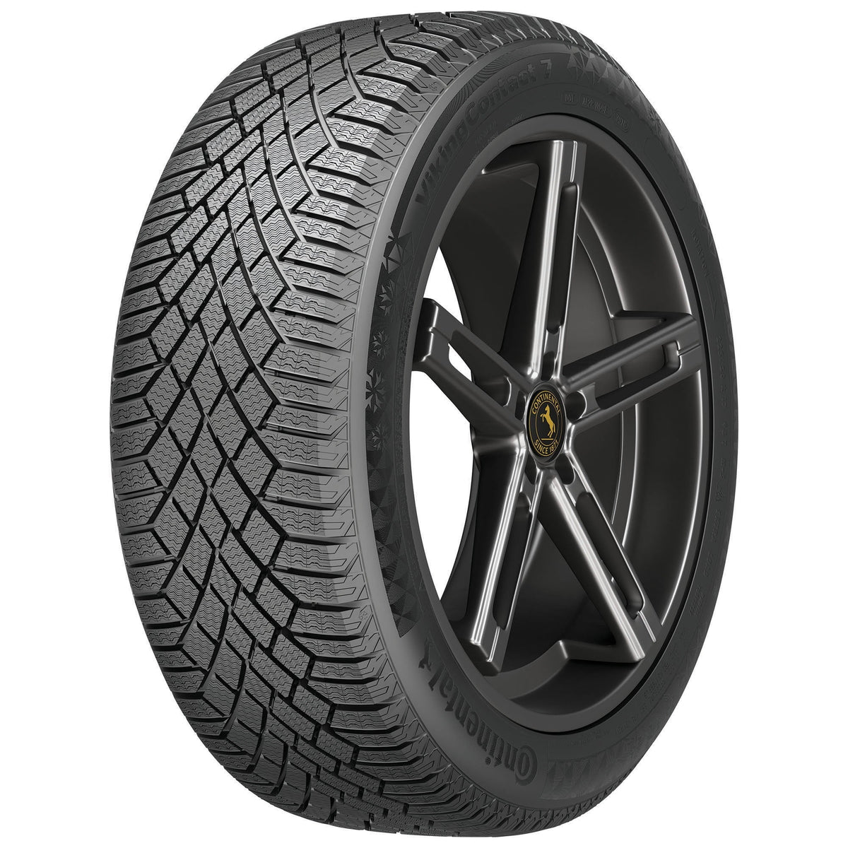 Continental Viking Contact 7 265/65R17XL 116T BW Winter Studless Tire Fits: 2005-15 Toyota Tacoma Pre Runner, 2000-06 Toyota Tundra Limited