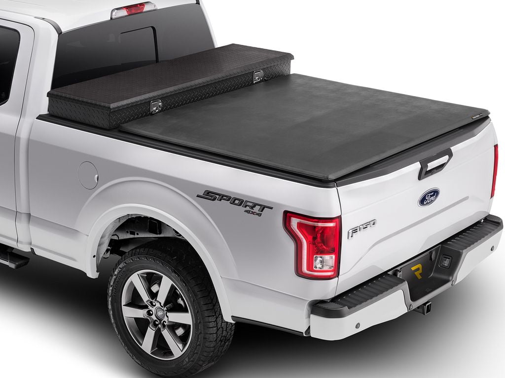 Extang by RealTruck Trifecta Toolbox 2.0 Soft Folding Truck Bed Tonneau Cover | 93972 | Compatible with 2017 - 2024 Titan 8' 3 Bed (98.5 )