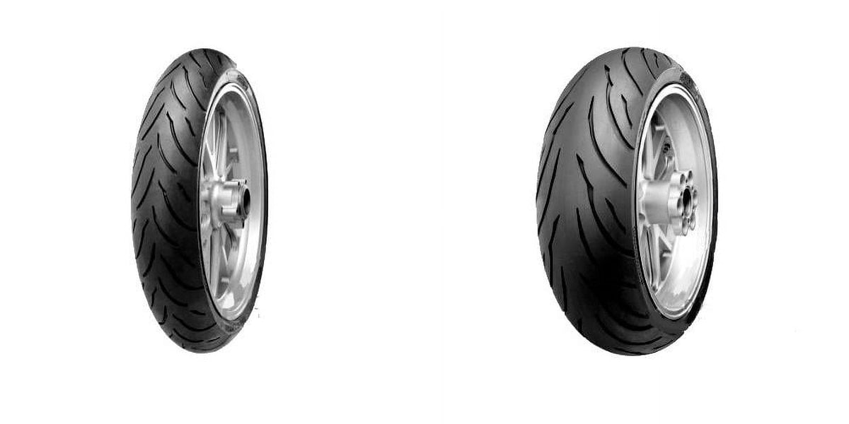 CONTINENTAL Motion Sport Touring Front & Behind Tire Set, 120/70ZR17 (58W) & 180/55ZR17 (73W)