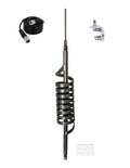 Monkey Made MM9 CB Radio Antenna, Medium Shaft, 18FT COAX, BRACKET & STUD