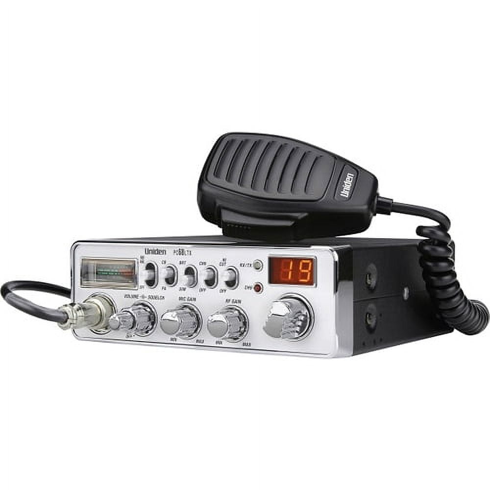 Uniden PC68LTX Trucker CB Radio with RF/Gain/Squelch Control & LED Display
