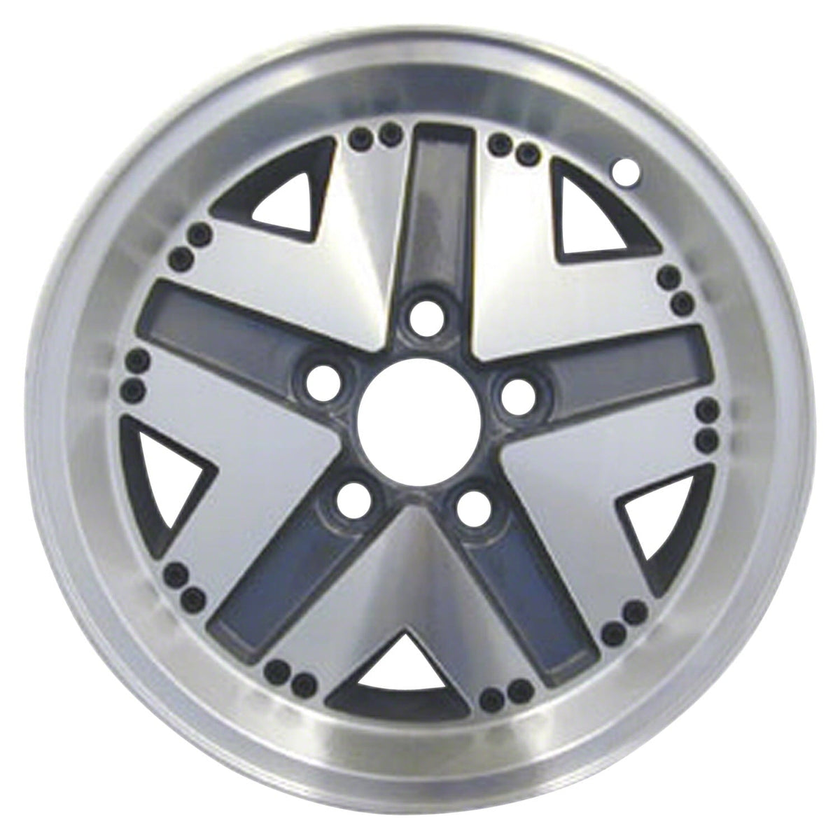 Pre-Owned Original Equipment Painted Medium Sparkle Charcoal Aluminum Wheel 15 x 6 E3TZ1007B fits 1983-1990 Ford Ranger (Good)