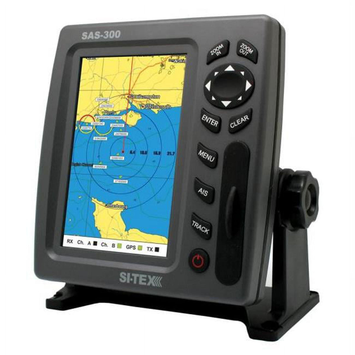 SAS-300-2 SI-TEX SAS-300 AIS Class B AIS Transceiver with External GPS Antenna