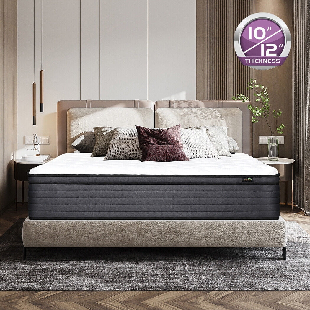AICEHOME 10 inch Hybrid Mattress Pocket Spring Mattresses in Lens Box,Twin
