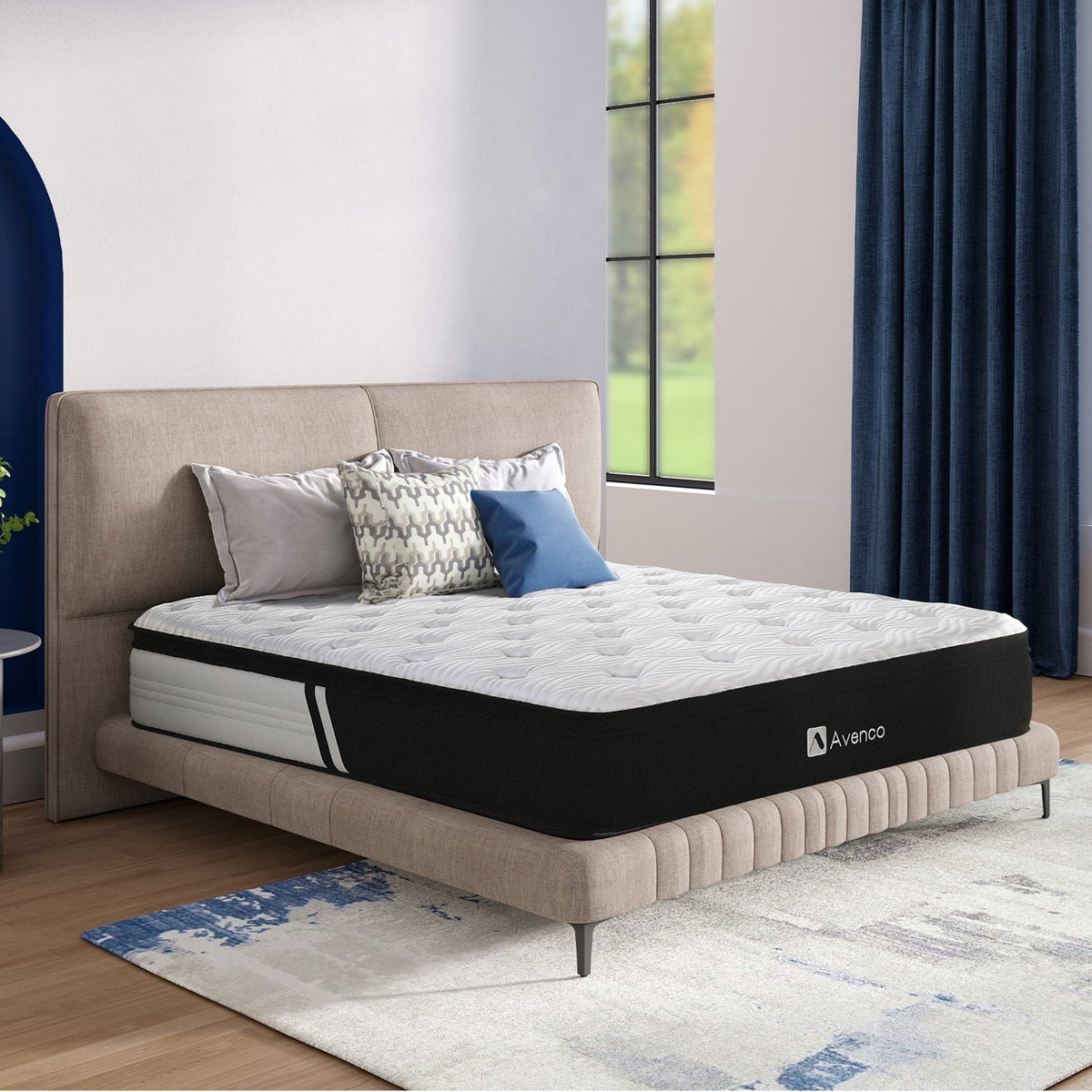 Avenco 10'' Pocket Spring Hybrid Mattress Gel Memory Foam Full Mattresses for Cool Sleep, Full