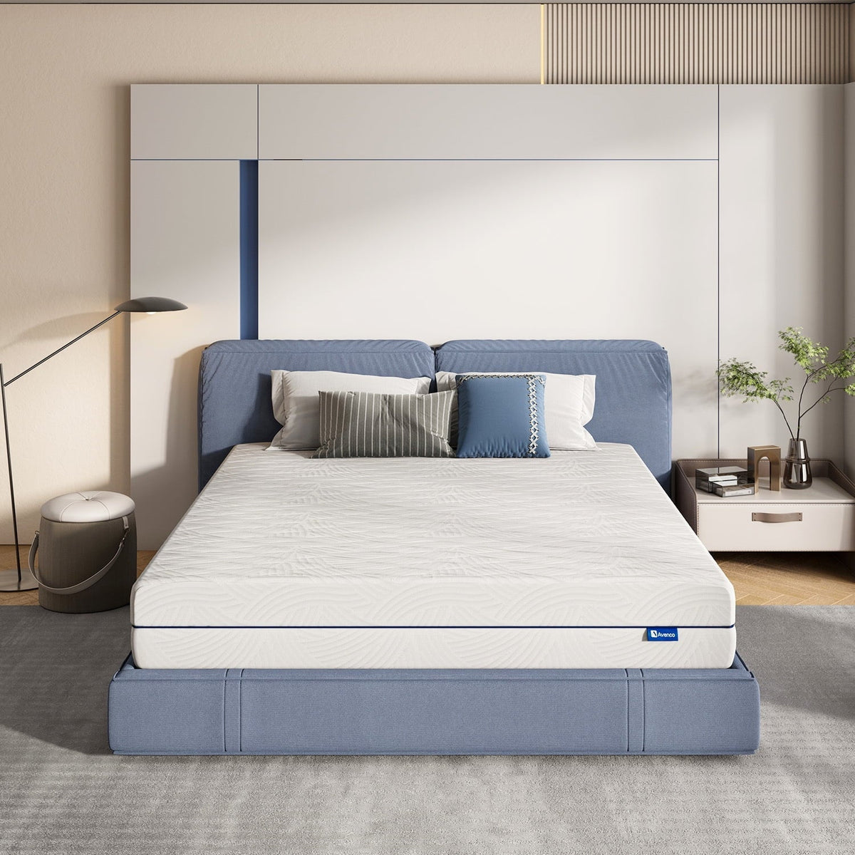 Avenco Airplace 10'' Teen Cooling Gel Memory Foam Mattress in Camcorder Box, Twin Size