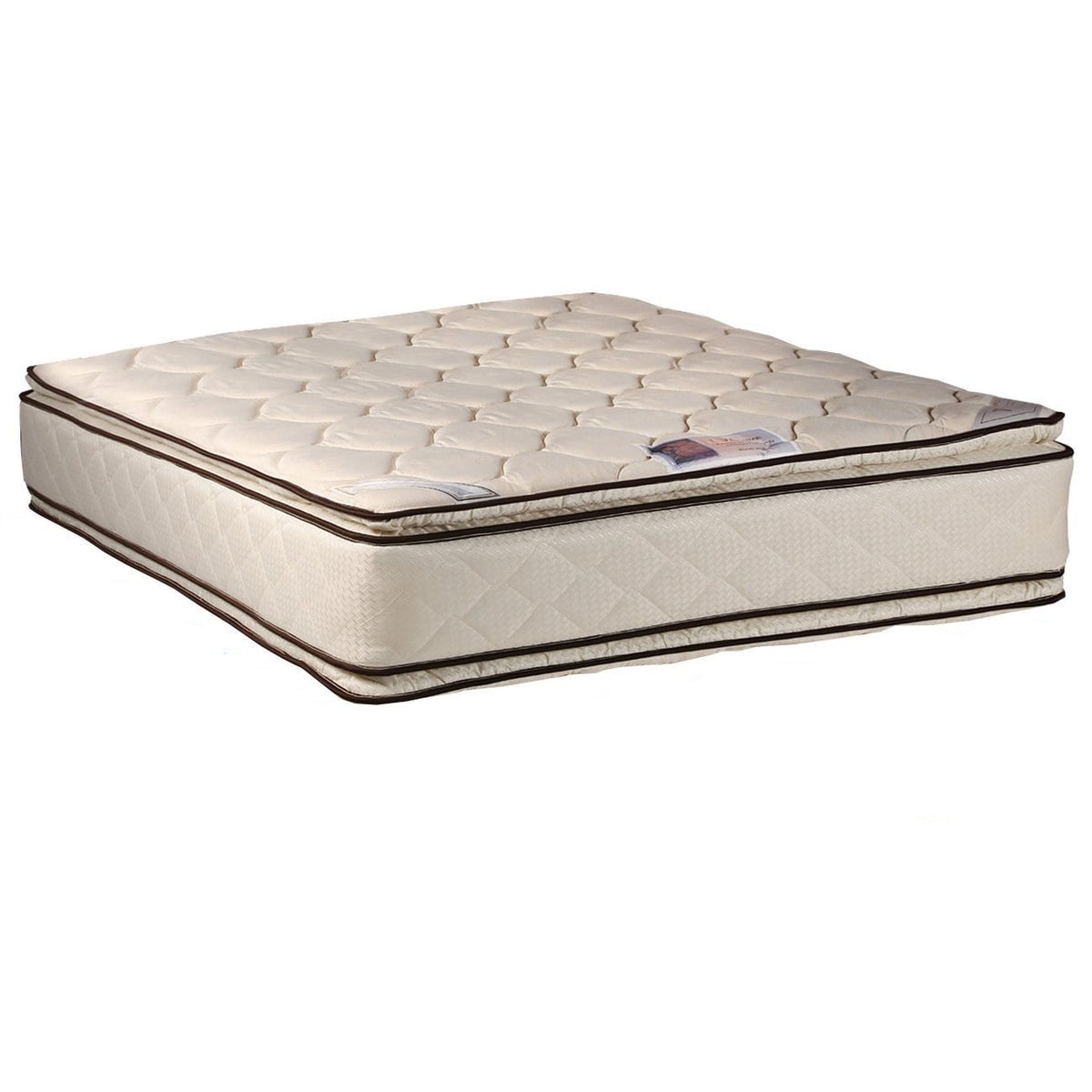 DS USA Coil Comfort Two-Sided Pillow Top King Mattress Only with Mattress Cover Protector - Fully Assembled, Orthopedic, Good for your back, Longlasting Comfort by Dream Solutions USA