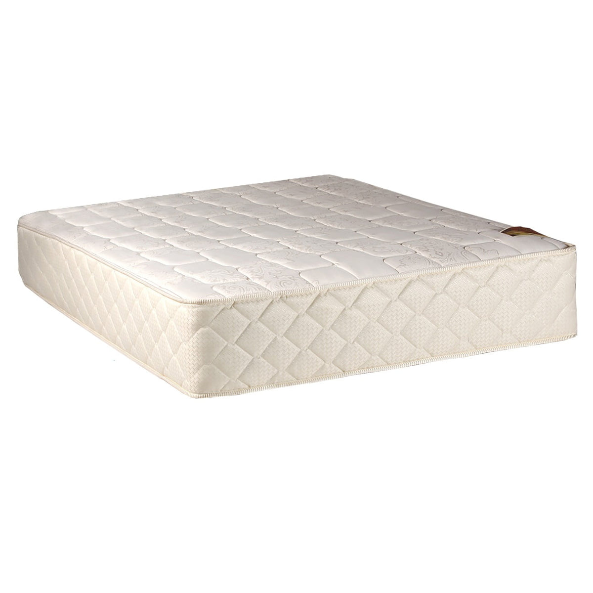 DS USA Grandeur Deluxe California King Size Medium Firm Two-Sided Mattress Only with Mattress Cover Protector - Fully Assembled, Spine Support, Long Lasting Comfort, Quilted Fabric Cover