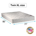 Dream Sleep Legacy Twin XL Size None Flip One-Sided Mattress Only with Mattress Cover Protector Included - Good for your back, Innerspring Coils, Orthopedic by Dream Solutions USA