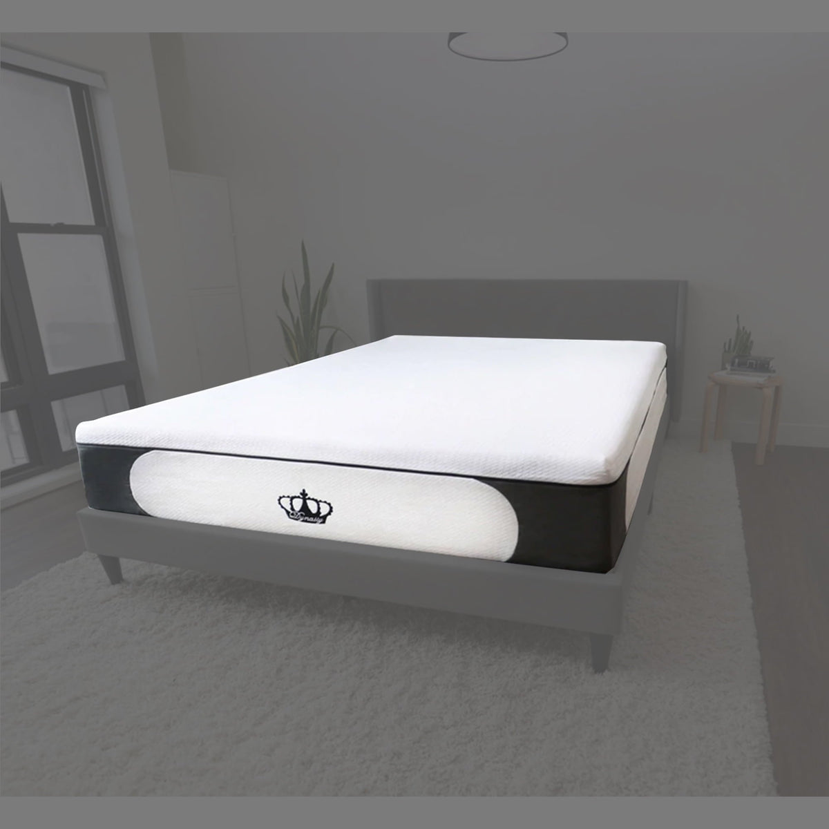 DynastyMattress 14.5¡± Inch CoolBreeze Plush Medium Soft Gel Memory Foam Mattress Bed, Size King USA Made