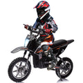 Faitaliicy Electric Dirt Bike Electric Motocross Off-Road Bike for Age 14+,36V Ride Screen Motorcycle 350W Brushless Motor Fast Speed 15.5MPH with LED Headlight, Leather Seat,Front+Back Brake for Teens