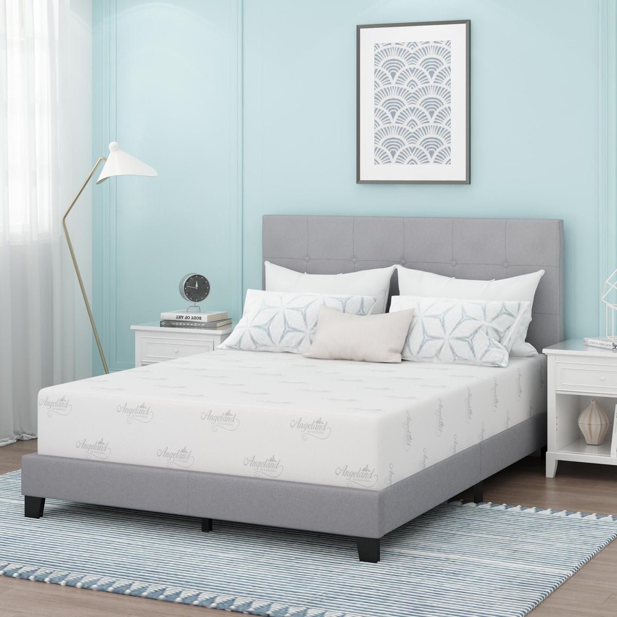 Furinno Angeland 12-Inch Luxury Gel Memory Foam Mattress, King