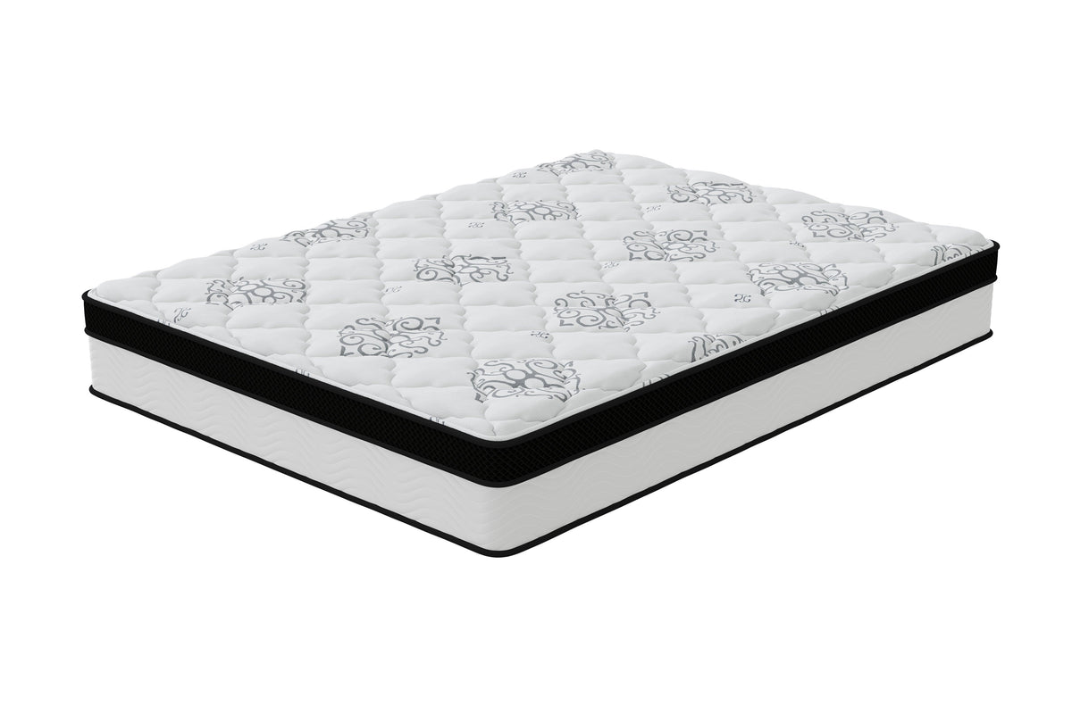 KING SIZE MELROSE EURO PILLOW TOP HYBRID MATTRESS