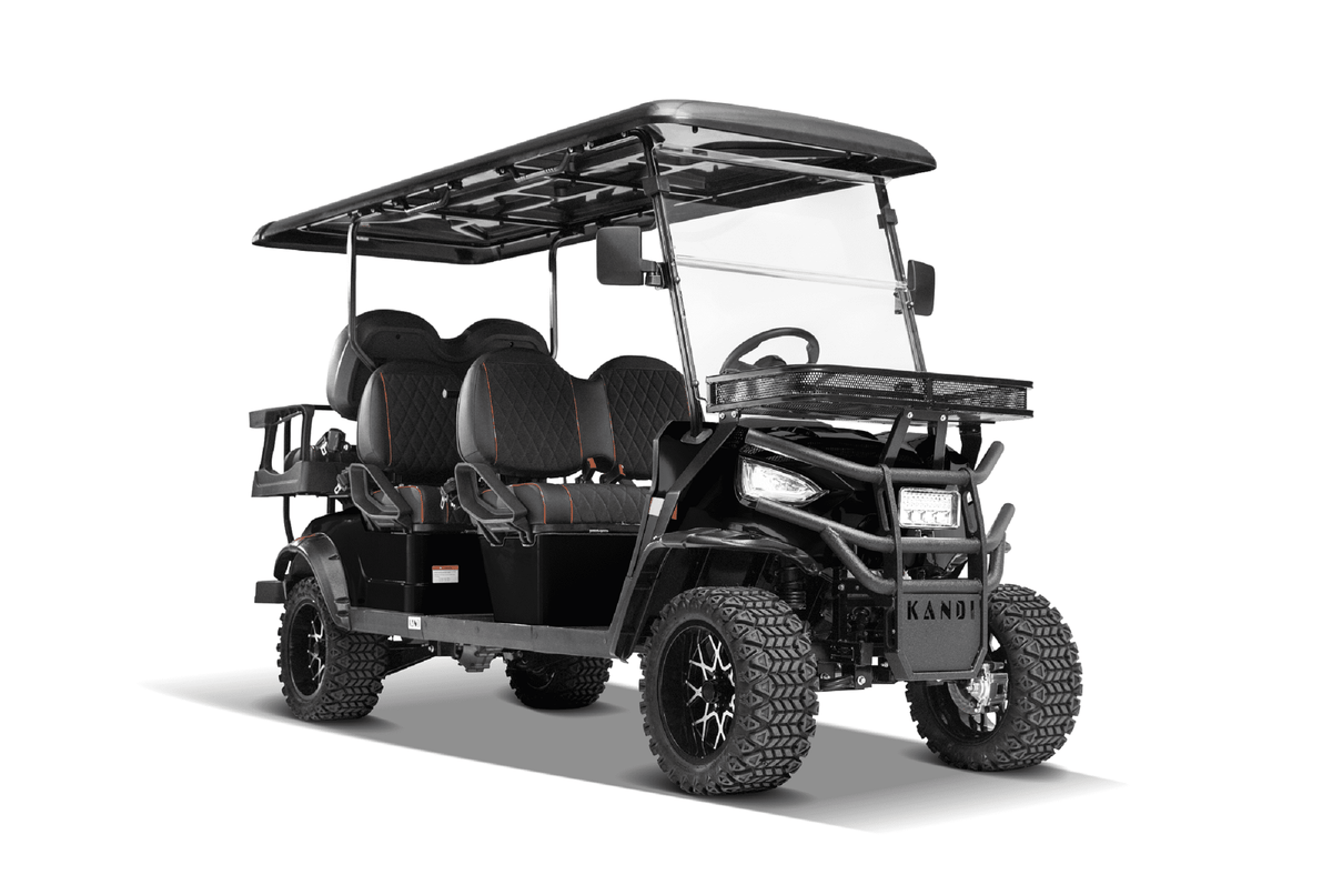 Kandi Electric Golf Cart Kruiser 6P AGM (Black)