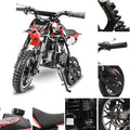 Kids Motorcross 2 Stroke Dirt Bike Children Outdoor Riding Dakar, Red