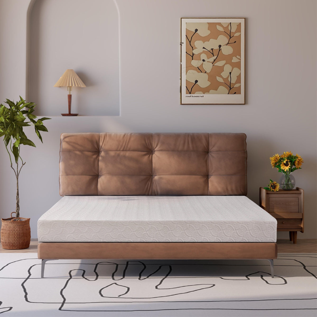MLILY Ego 7 inch Twin Size Memory Foam Mattress, Mattress in Lens Box, Medium