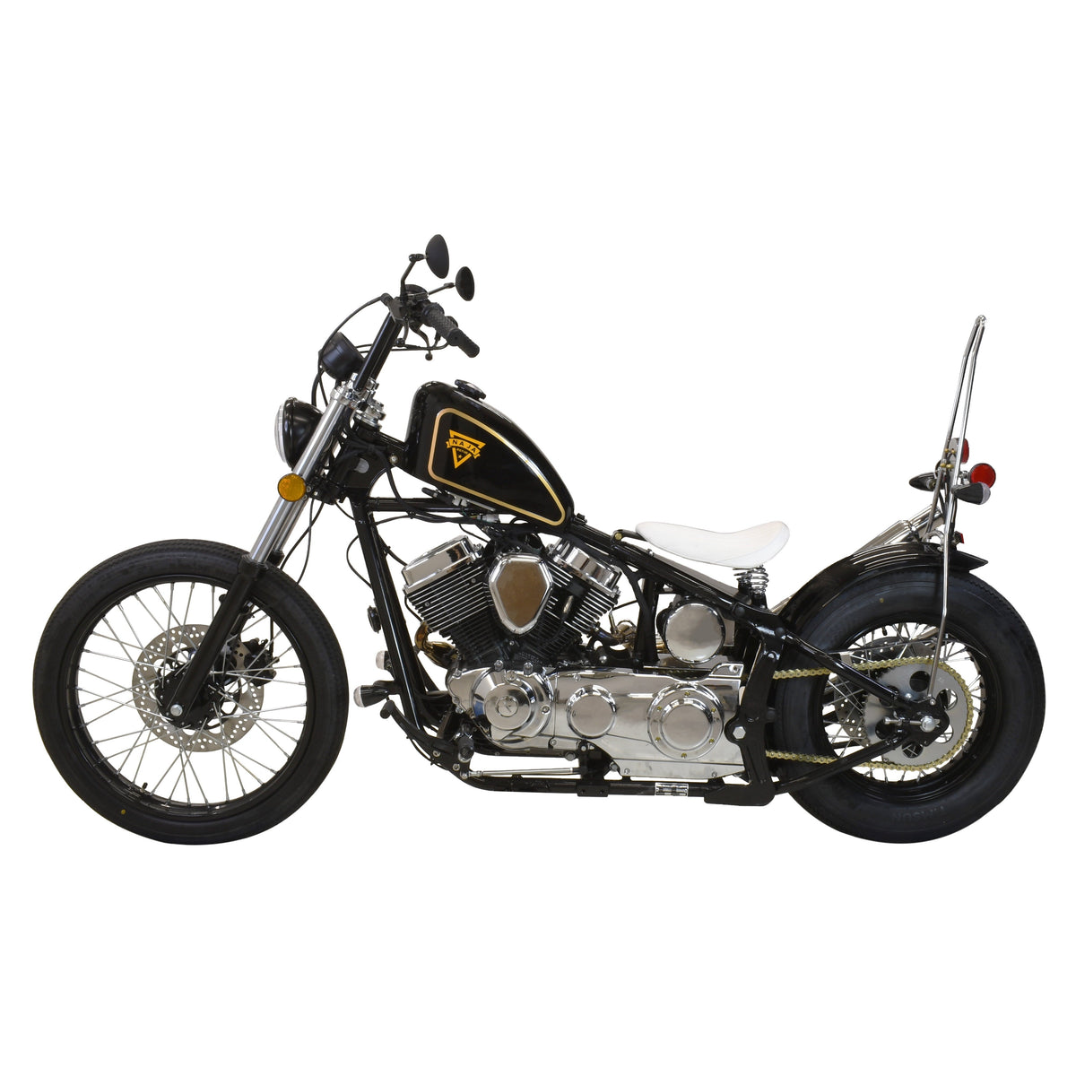 Massimo Motor Naja V-Twin 2 Cylinder 249cc EFI Motorcycle (Black)