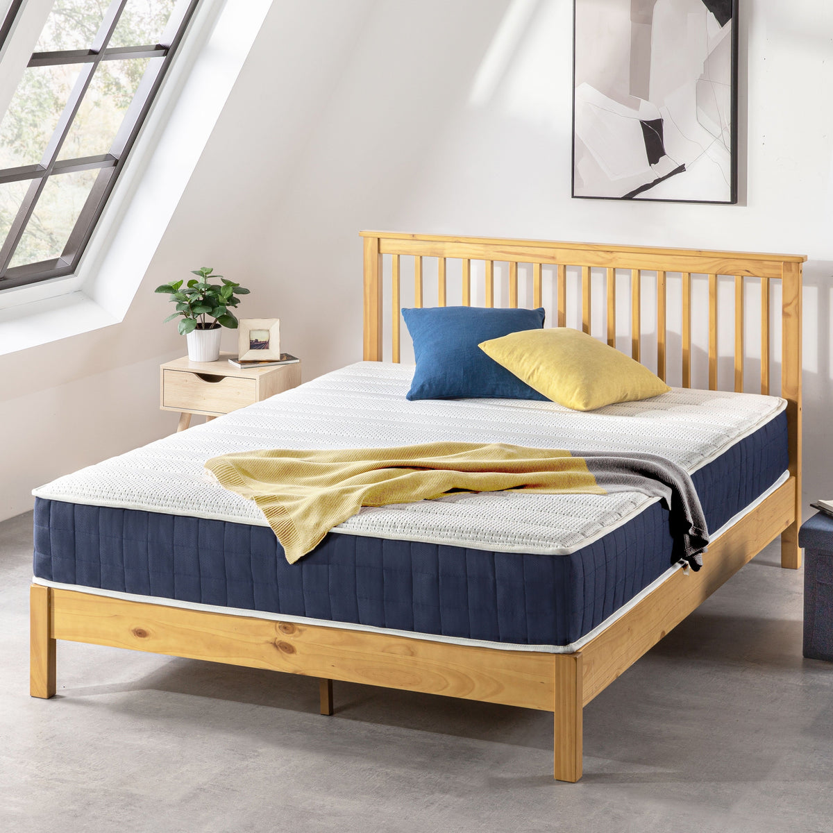Mellow Rena 10 Green Tea Memory Foam Pocket Spring Mattress, Twin