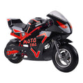 MotoTec Electric Pocket Bike GT 36v 500w Red