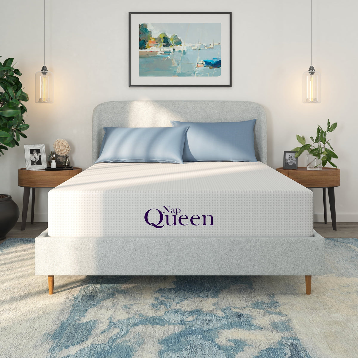 NapQueen Margaret 10 Charcoal Memory Foam Mattress, Twin