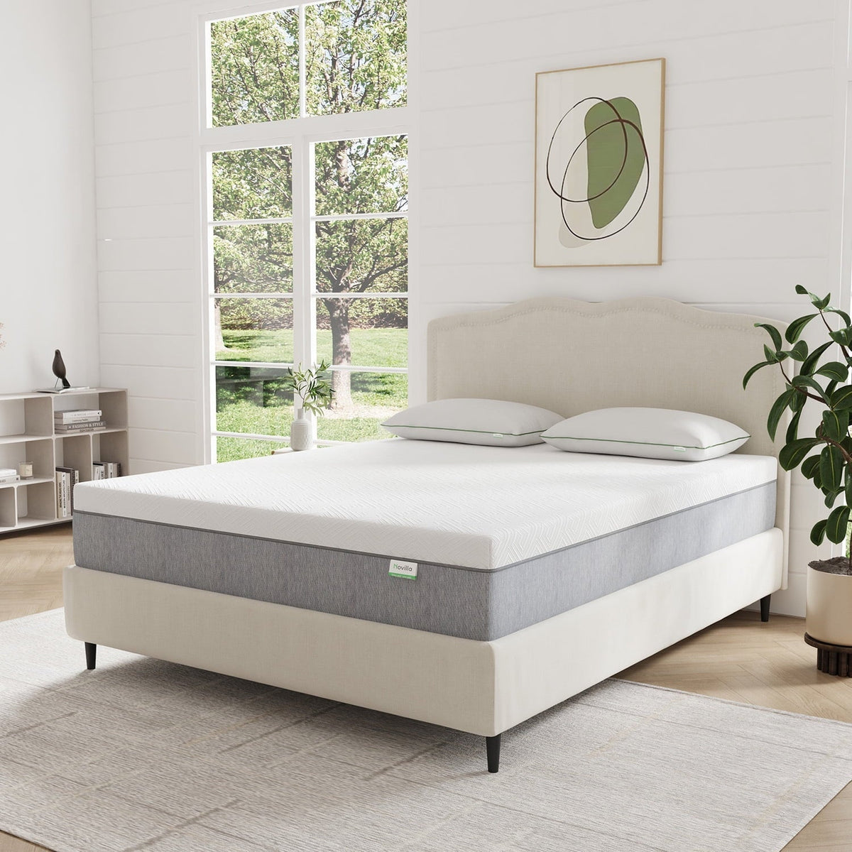 Novilla 10 Twin Size Adult Gel Memory Foam Mattress in Camcorder Box