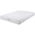 Pemberly Row Key 10 Full Memory Foam Mattress in White Finish