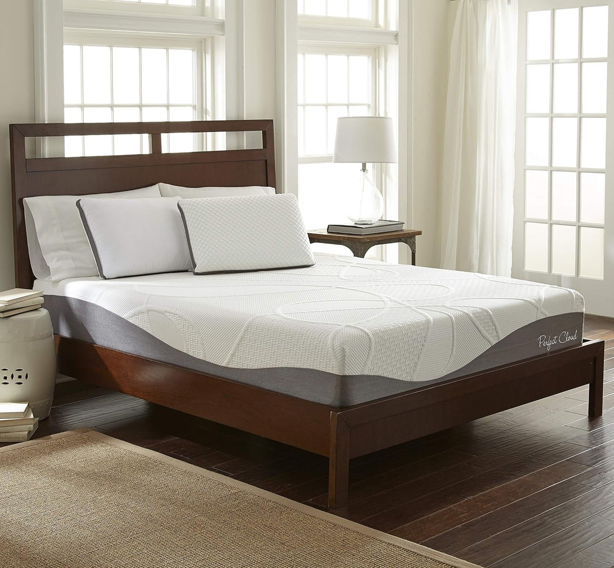 Perfect Cloud UltraPlush Medium Plush 10-inch Cooling Memory Foam Mattress - Made in the USA (Full)
