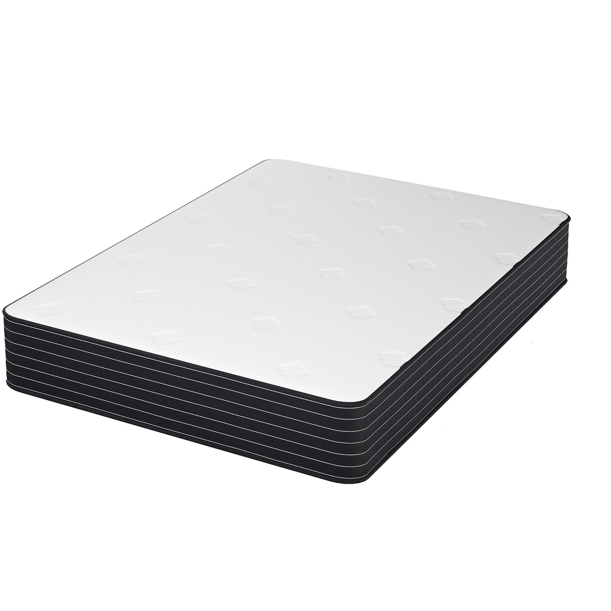 Sesslife 8 Memory Foam Mattress, Full Size Hybrid Mattress with Pocket Spring, Medium Firm Full Mattress for Cool Sleep and Pressure Relief, CertiPUR-US Certified, Mattress in Camcorder Box.