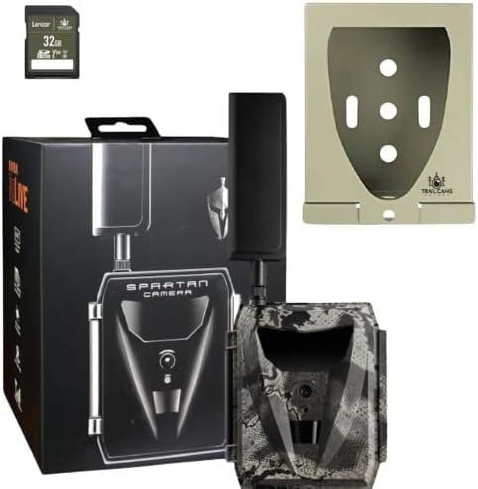 Spartan GoLive 4G LTE Trail Camera,Live-Streaming, Anti-Theft GPS, On-Demand Image&Video Capture,Real-time Updates,Built-in Lithium Battery + 32GB SD Card + Steel Security Box Verizon