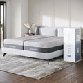 Sven and Son Luxury Hybrid Spring Mattress, Premium Bed-in-a-Box, CertiPUR-US, Made in the USA, 14 inch Medium Soft - Split King