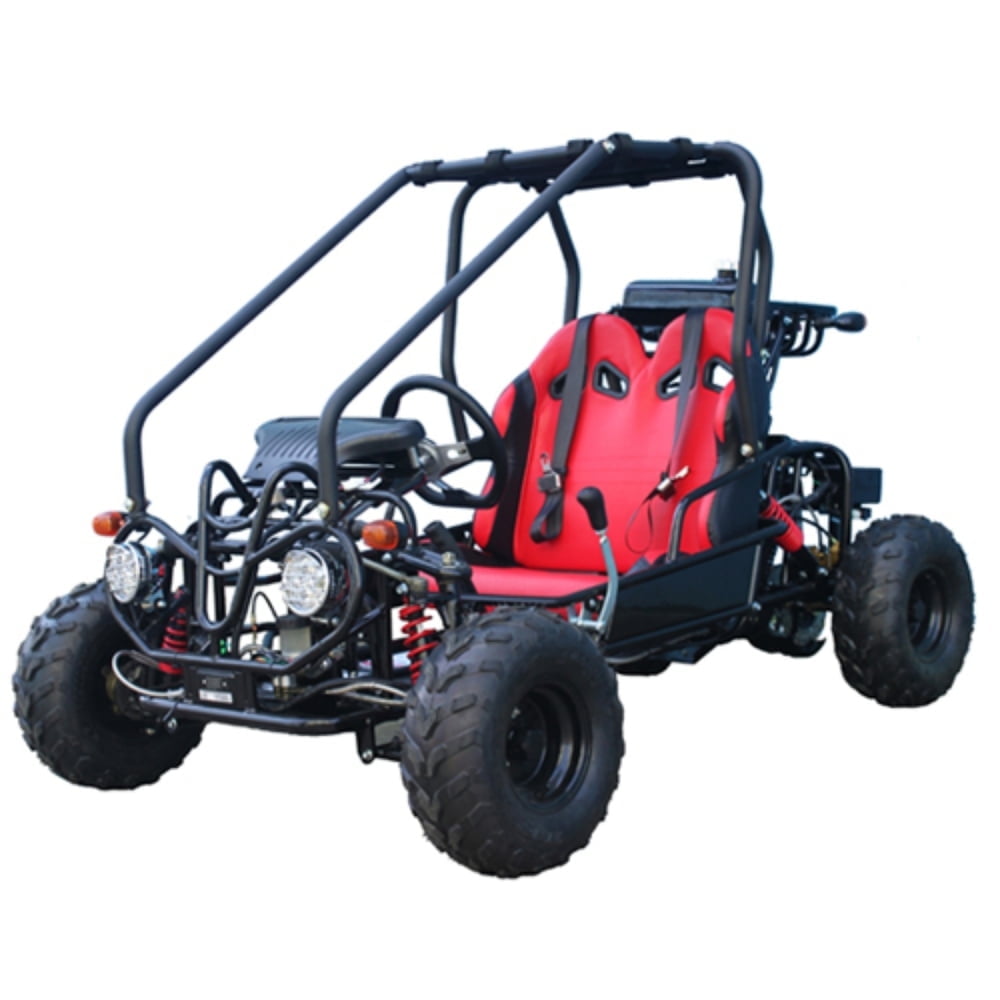 Tao Motor New GK110 Gas 110CC Youth Go Kart, Air Cooled, 4-Stroke, 1-Cylinder, Automatic with Reverse, Black