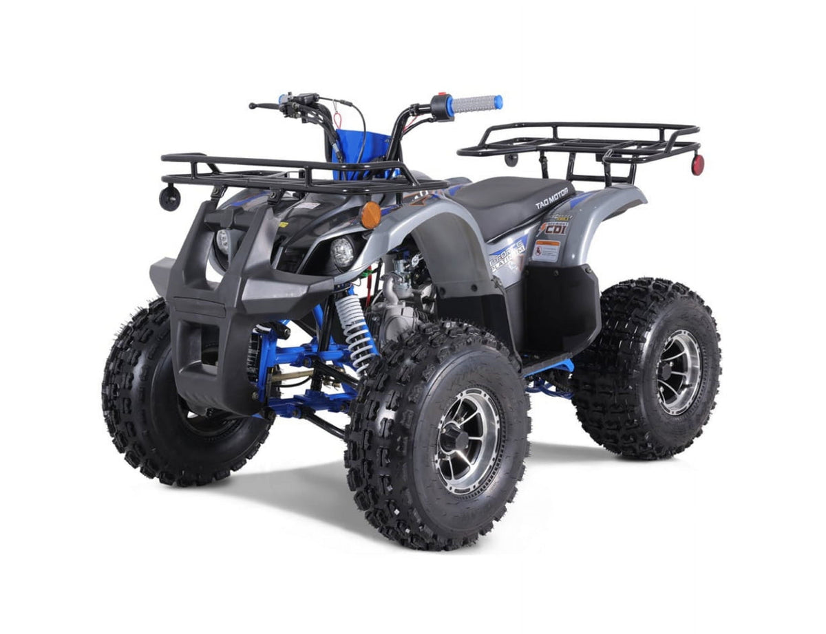 TaoMotor Display 125 T-Force Platinum 120CC Engine ATV 4-Stroke for Adult, All-Terrain Vehicle Motorcycle, Blue