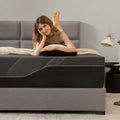 TechForma 14in Twin Gel Memory Foam Mattress in Camcorder box, Medium Firm, Black
