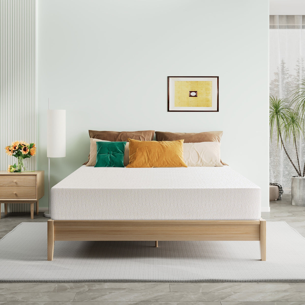 TechForma BPM Twin Mattress, 10in Memory Foam Mattress in Camcorder Box, Medium Firm