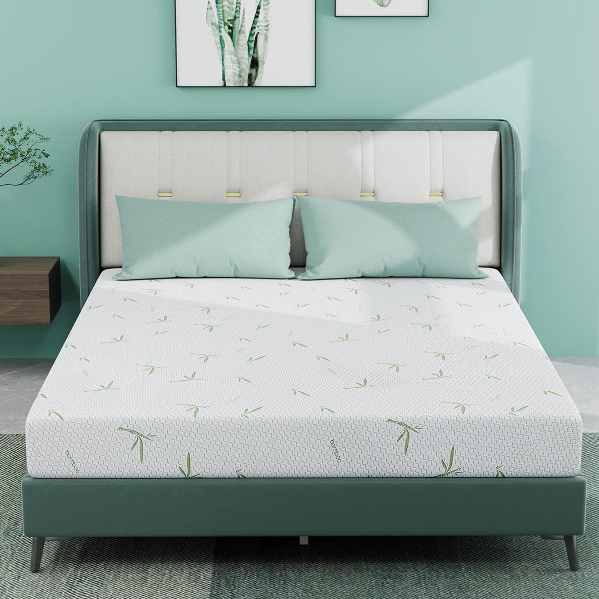 Twin Mattress, 8 Inch Memory Foam Mattress in Camcorder Box for Kids with Breathable Cover, Medium Firm Gel Mattress, CertiPUR-US Certified, Made in USA