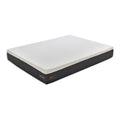 Yatas Bedding Dream Box 76 x 80 Pro King Fabric Spring Mattress in White