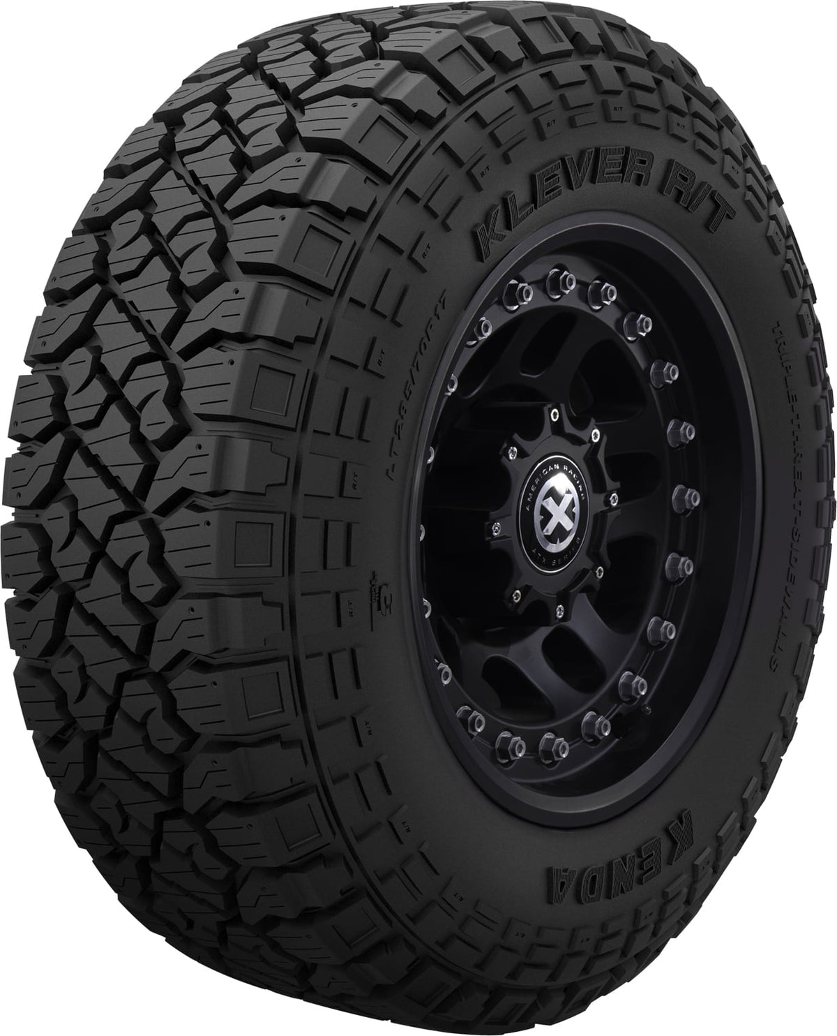Kenda Klever R/T KR601 LT37X12.50R17 124R Pre-owned Tire