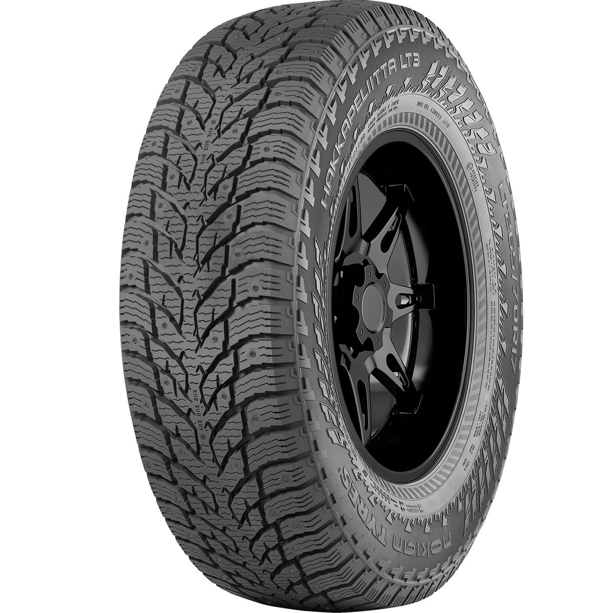 Nokian Hakkapeliitta LT 3 Studded Winter LT315/70R17 121/118Q Pre-owned Light Truck Tire