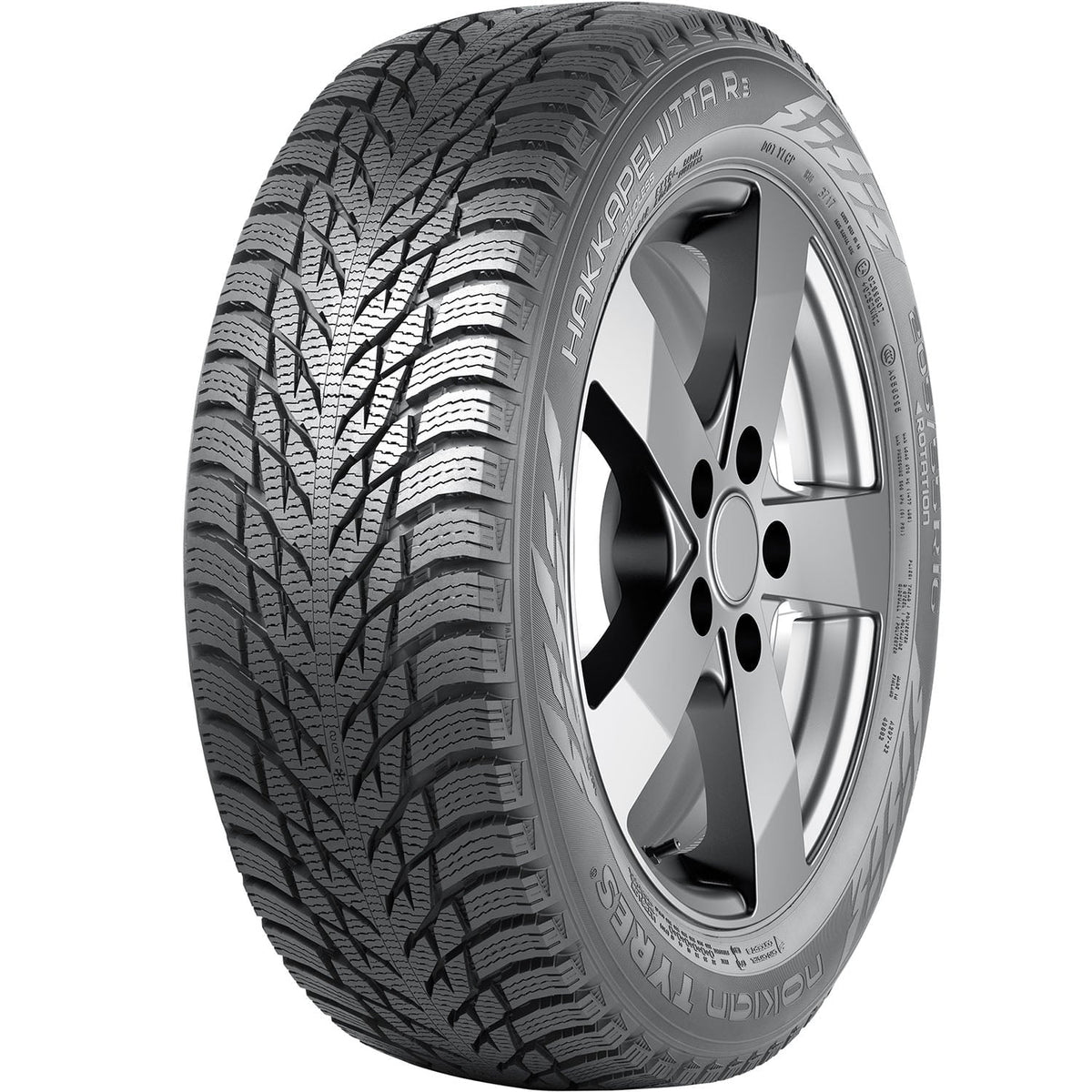 Nokian Hakkapeliitta R3 Winter 215/55R16 97R XL Passenger Tire Fits: 2013-18 Ford Focus SE, 2016-18 Honda Civic LX-P
