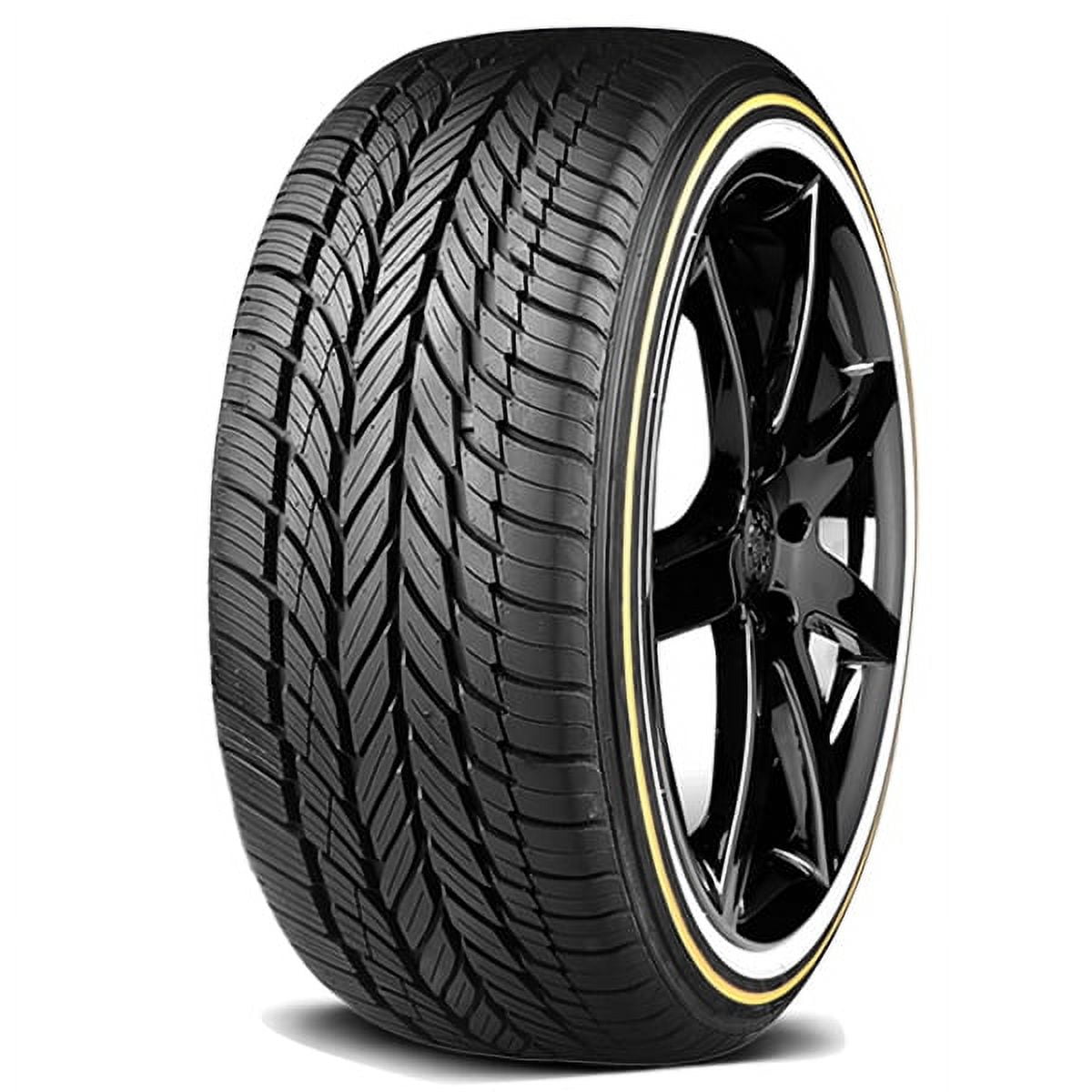 1 Vogue Custom Built Radial VIII 215/50R17 95V XL White/Gold Sidewall Tires 0.2206.600 / 215/50/17 / 2155017 Fits: 2012-18 Ford Focus Titanium, 2016-18 Honda Civic EX-T